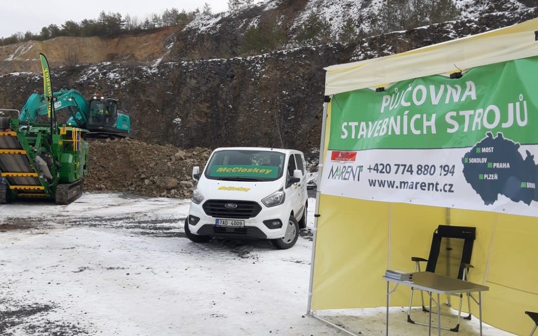 MARENT na předvádění v lomu Kalcit