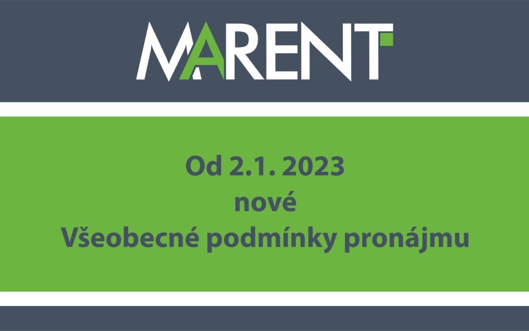 Nové VPP s účinností od 2.1.2023